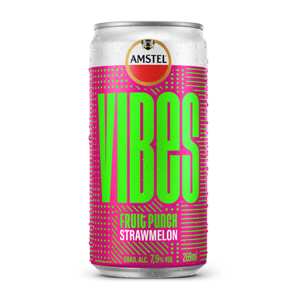 Amstel Vibes Strawmelon Lata 269mL